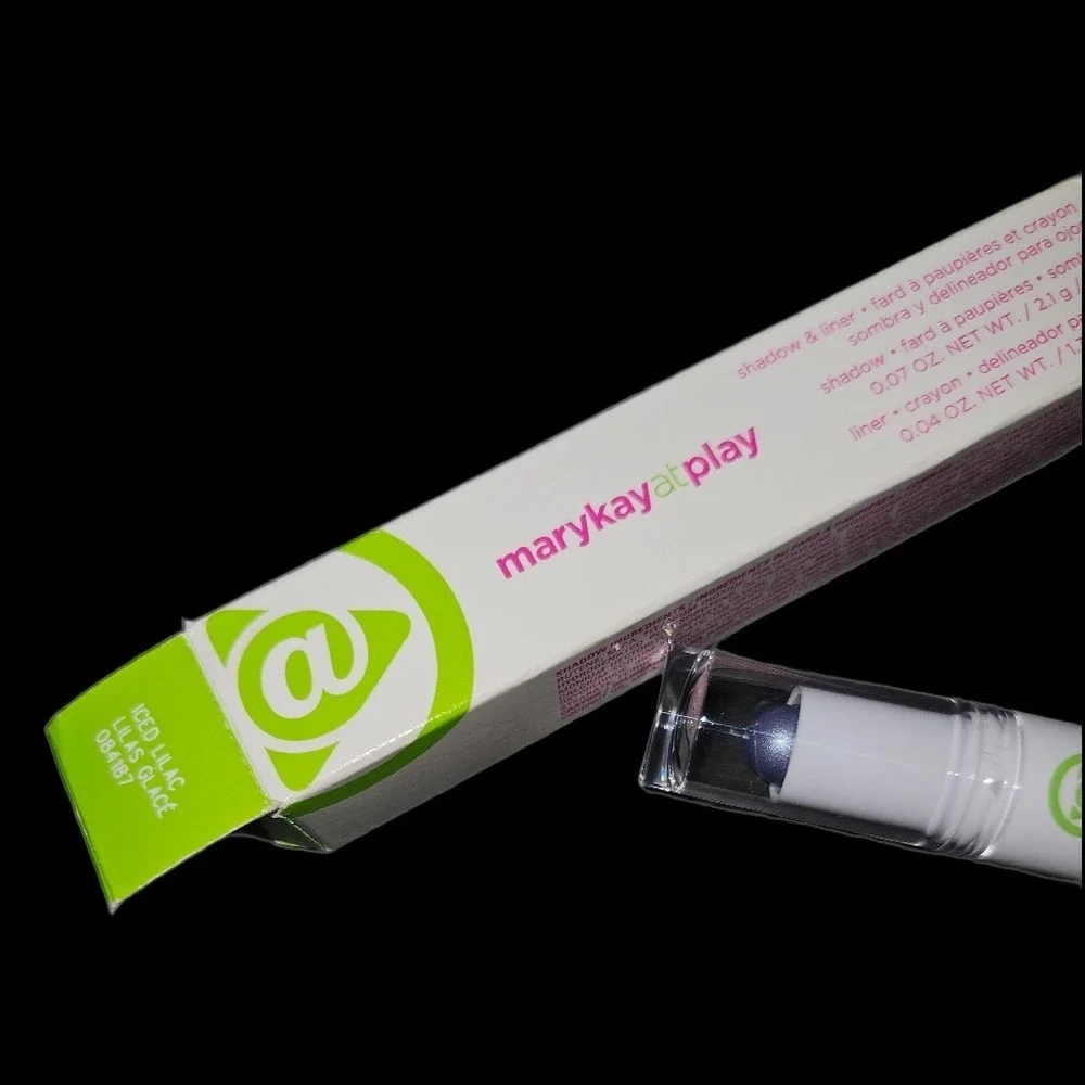 Mary Kay At Play Shadow And‎ Liner Iced Lilac Discontinued New